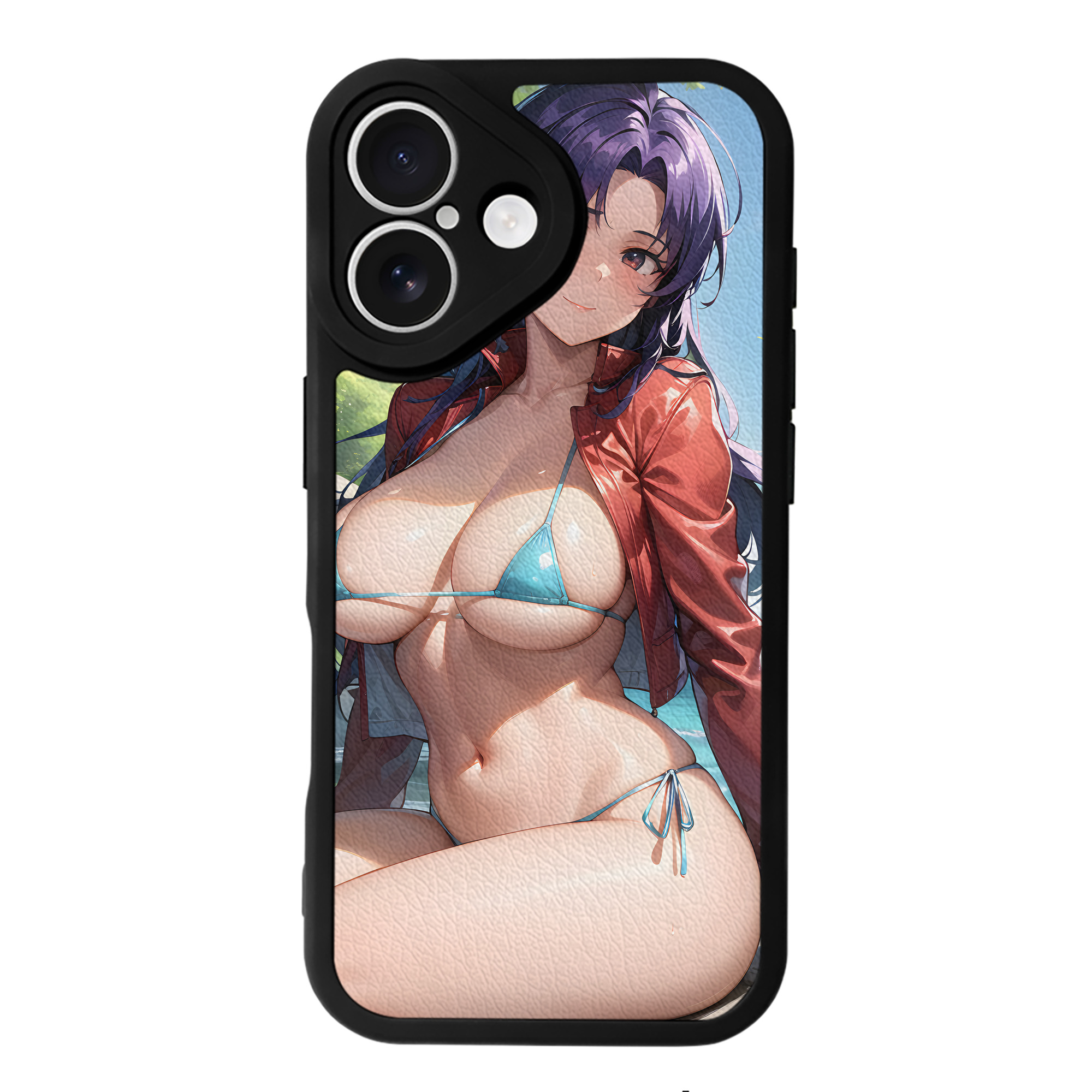 （画像用） EVA 新世紀エヴァンゲリオン 【iPhone 16シリーズ対応】シリコンスマホケース（レザー調） 材質：シリコン